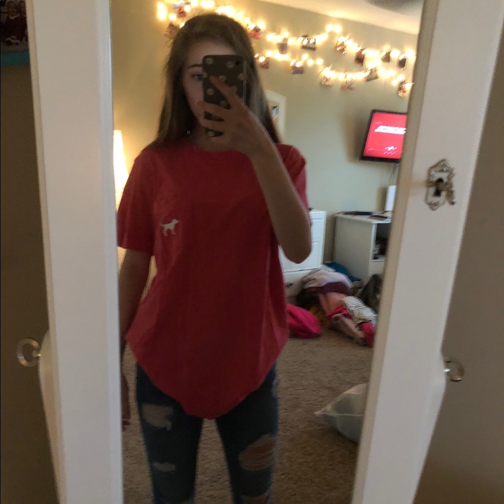 Pink “pink” shirt